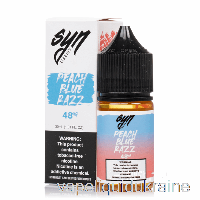 Vape Liquid Ukraine Peach Blue Razz - Syn Salts - 30mL 24mg